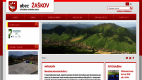 What Obeczaskov.sk website looked like in 2020 (4 years ago)