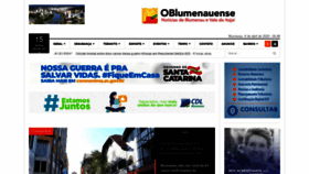 What Oblumenauense.com.br website looked like in 2020 (4 years ago)