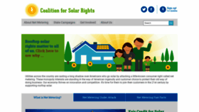 What Oursolarrights.org website looked like in 2020 (4 years ago)