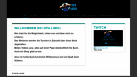 What Opa-ludel.de website looked like in 2020 (4 years ago)