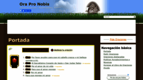What Orapronobis.net website looked like in 2020 (4 years ago)