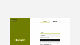 What Ocado.com website looked like in 2020 (4 years ago)