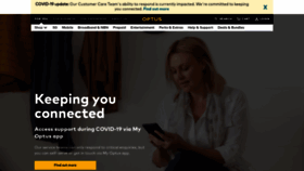 What Optusnet.com.au website looked like in 2020 (4 years ago)