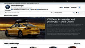 What Ontariovwparts.com website looked like in 2020 (4 years ago)