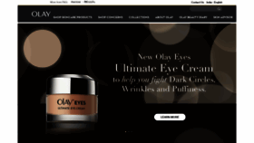 What Olay.in website looked like in 2020 (4 years ago)