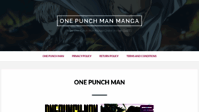 What Onepunch-man.com website looked like in 2020 (4 years ago)