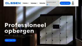 What Olssen.be website looked like in 2020 (4 years ago)