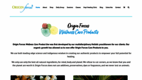 What Originforces.com website looked like in 2020 (4 years ago)