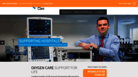 What Oxygen-care.com website looked like in 2020 (4 years ago)