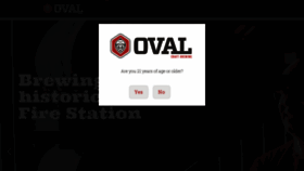What Ovalcraftbrewing.com website looked like in 2020 (4 years ago)