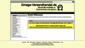 What Omega-versandhandel.de website looked like in 2020 (4 years ago)