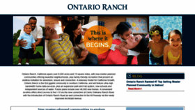 What Ontarioranch.com website looked like in 2020 (4 years ago)