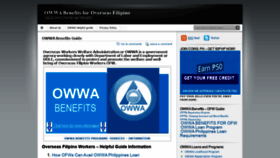 What Owwabenefits.wordpress.com website looked like in 2020 (4 years ago)