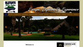 What Olifants-river-lodge.co.za website looked like in 2020 (4 years ago)