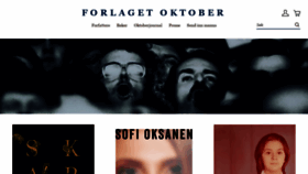 What Oktober.no website looked like in 2020 (4 years ago)