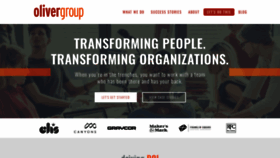 What Olivergroup.com website looked like in 2020 (4 years ago)