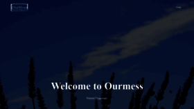 What Ourmess.net website looked like in 2020 (4 years ago)