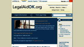 What Oklaw.org website looked like in 2020 (4 years ago)