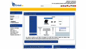 What Onball.net website looked like in 2020 (4 years ago)