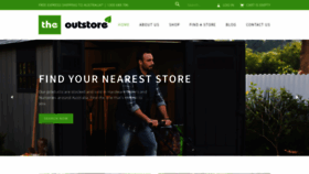 What Outstore.com.au website looked like in 2020 (4 years ago)