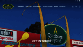 What Outdoorsandbeyond.com.au website looked like in 2020 (4 years ago)