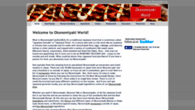 What Okonomiyakiworld.com website looked like in 2020 (4 years ago)