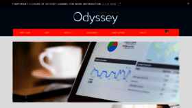 What Odysseygaming.com website looked like in 2020 (4 years ago)