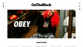 What Ontheblockshop.com website looked like in 2020 (4 years ago)
