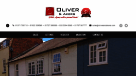 What Oliverandakers.com website looked like in 2020 (4 years ago)