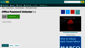 What Office-password-unlocker.soft112.com website looked like in 2020 (4 years ago)