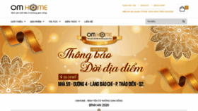 What Omhome.com.vn website looked like in 2020 (4 years ago)