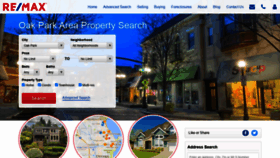 What Oprfhomesforsale.com website looked like in 2020 (4 years ago)