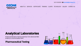 What Ozonetestinglab.com website looked like in 2020 (4 years ago)