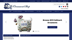 What Ornament-shop.com website looked like in 2020 (4 years ago)