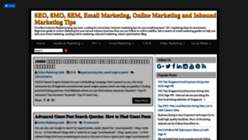 What Onlinemarketinguide.blogspot.com website looked like in 2020 (4 years ago)