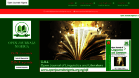 What Openjournalsnigeria.org.ng website looked like in 2020 (4 years ago)