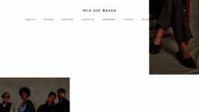 What Oldjoe.jp website looked like in 2020 (5 years ago)