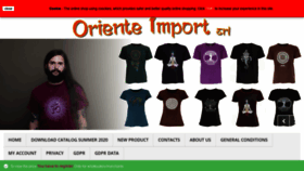 What Oriente-import.it website looked like in 2020 (4 years ago)