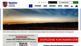 What Opatow.pl website looked like in 2020 (4 years ago)