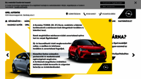 What Opelautentik.hu website looked like in 2020 (4 years ago)