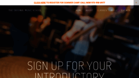 What Originalmusicschool.com website looked like in 2020 (3 years ago)