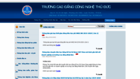 What Online.tdc.edu.vn website looked like in 2020 (4 years ago)