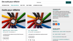 What Outils-pour-reflechir.fr website looked like in 2020 (3 years ago)