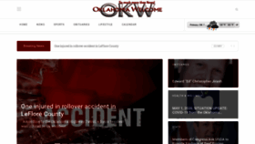What Okwnews.com website looked like in 2020 (4 years ago)