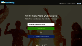 What Oasisdating.com website looked like in 2020 (4 years ago)