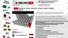 What Onlinehms.no website looked like in 2020 (3 years ago)