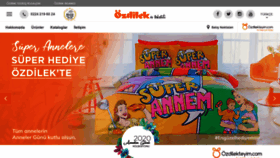 What Ozdilekevtekstili.com website looked like in 2020 (4 years ago)
