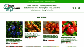 What Onlineorchards.com website looked like in 2020 (5 years ago)