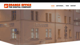 What Orangeoffice.de website looked like in 2020 (4 years ago)