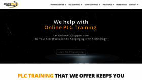 What Onlineplcsupport.com website looked like in 2020 (4 years ago)